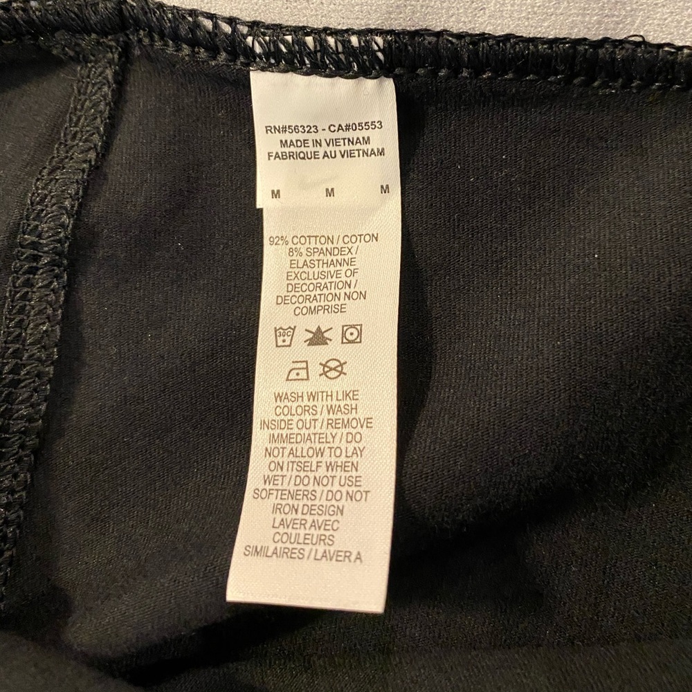 Nike High Waisted ‘Black/White’ Leggings Woman’s Size Medium - Picture 4 of 4